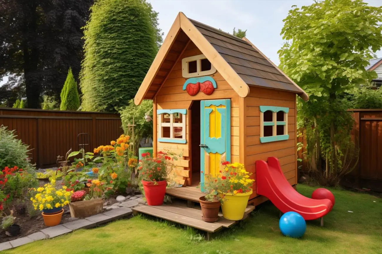 Domeček pro děti na zahradu z osb desek