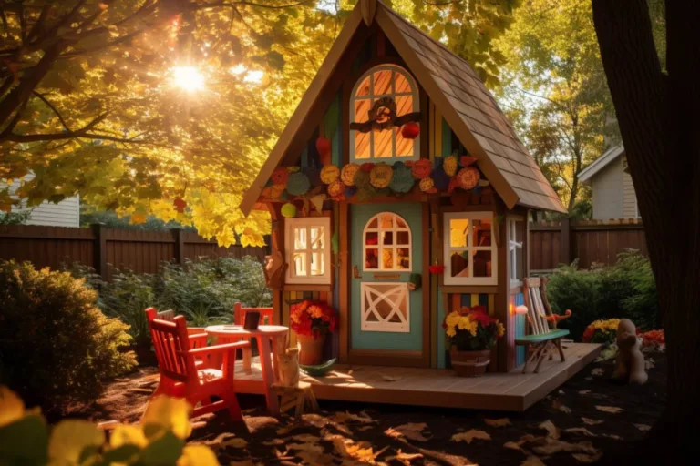 Dřevěný domek pro děti